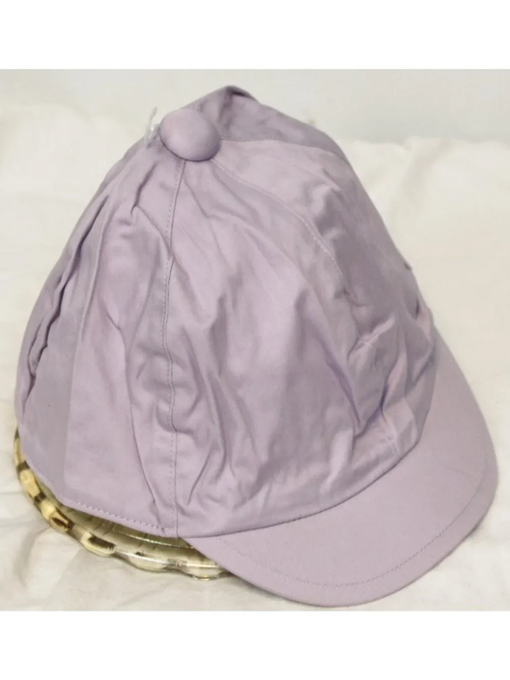 2004 Gymboree European Holiday Purple Lavender Hat Cap Lined sz Large XL